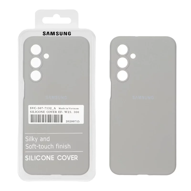 قاب سیلیکونی پاک کنی اورجینال درجه یک Samsung Galaxy A16 - طوسی (پک دار) - تصویر 2