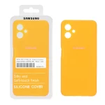 قاب سیلیکونی پاک کنی اورجینال درجه یک Samsung Galaxy A06 - نارنجی فانتزی (پک دار)