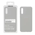 قاب سیلیکونی پاک کنی اورجینال درجه یک Samsung Galaxy A50 / A50s / A30s - طوسی (پک دار)