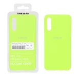 قاب سیلیکونی پاک کنی اورجینال درجه یک Samsung Galaxy A50 / A50s / A30s - سبز فسفری (پک دار)