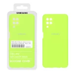 قاب سیلیکونی پاک کنی اورجینال درجه یک Samsung Galaxy A12 / M12 / F12 - سبز فسفری (پک دار)