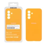 قاب سیلیکونی پاک کنی اورجینال درجه یک Samsung Galaxy A56 / A36 - نارنجی فانتزی (پک دار)