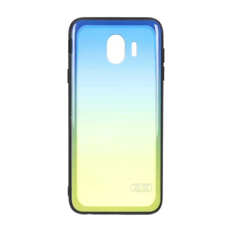 قاب XO مات دو رنگ Samsung Galaxy J4 / J400 - زرد آبی - تصویر 2