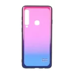 قاب XO مات دو رنگ Samsung Galaxy A9 (2018) - آبی کاربنی صورتی