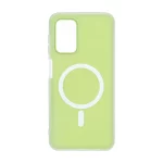 قاب دو لایه مات طرح مگ سیف Samsung Galaxy A13 4G / A13 5G / A04s / M13 4G / M23 / F13 - سبز مغز پسته ای