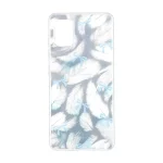 قاب اطلسی دور ژله ای طرح پر Samsung Galaxy A51 / M40s - کد 281