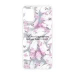 قاب اطلسی دور ژله ای طرح پر Samsung Galaxy A51 / M40s - کد 283