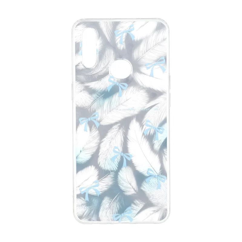 قاب اطلسی دور ژله ای طرح پر Samsung Galaxy A10s - کد 325 - تصویر 2