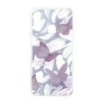 قاب اطلسی دور ژله ای طرح پر Samsung Galaxy A20s - کد 346