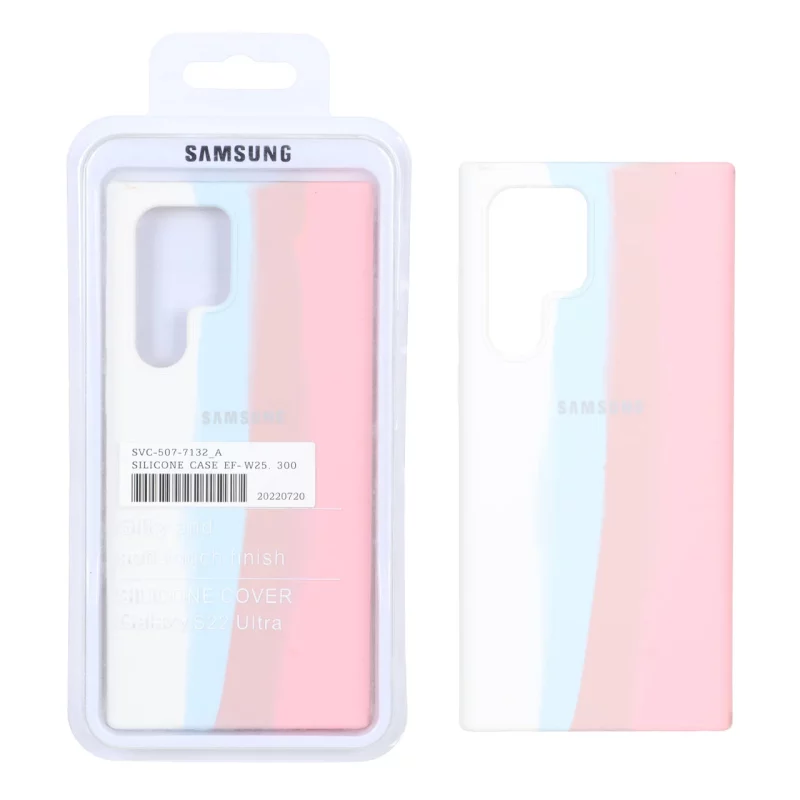 قاب سیلیکونی آبرنگی اورجینال Samsung Galaxy S22 Ultra - کد 1875 (پک دار) - تصویر 2