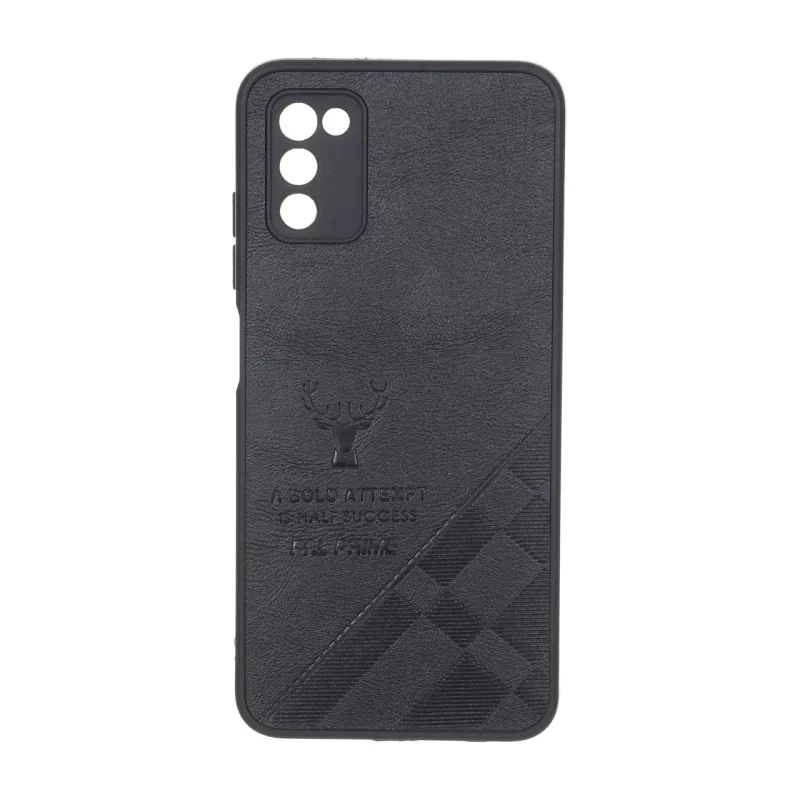 قاب طرح چرم گوزنی Pal Prime مدل Samsung Galaxy A03s / A02s - مشکی - تصویر 2