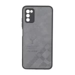 قاب طرح چرم گوزنی Pal Prime مدل Samsung Galaxy A03s / A02s - خاکستری