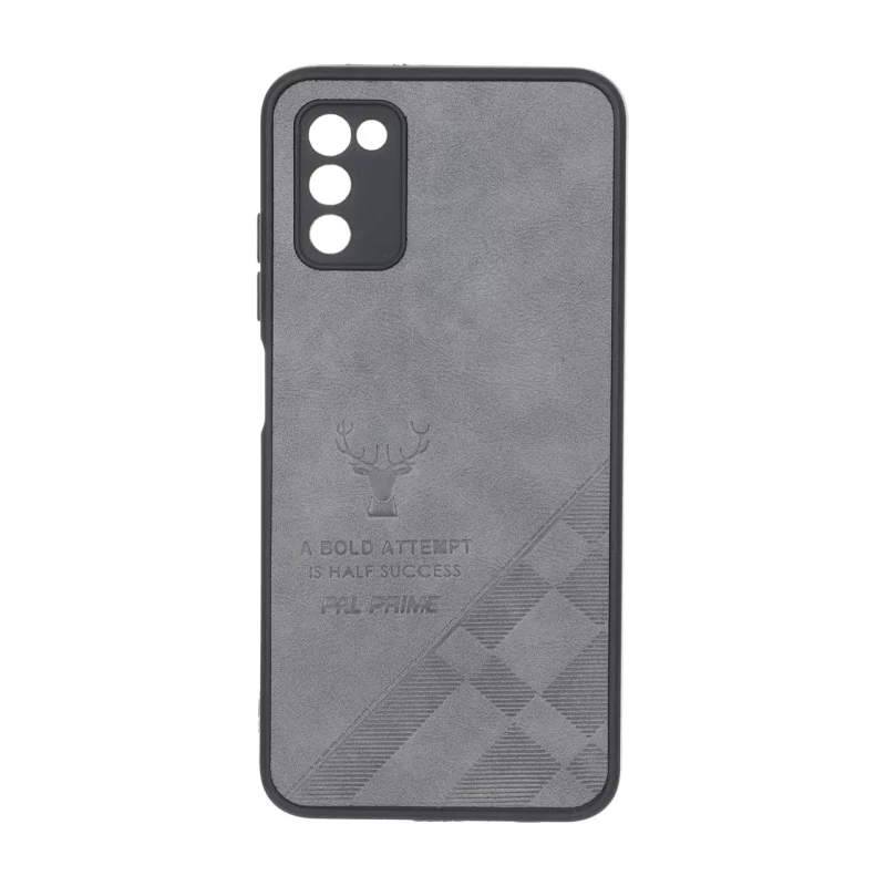قاب طرح چرم گوزنی Pal Prime مدل Samsung Galaxy A03s / A02s - خاکستری - تصویر 2