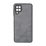 قاب طرح چرم گوزنی Pal Prime مدل Samsung Galaxy A12 / M12 / F12 - خاکستری