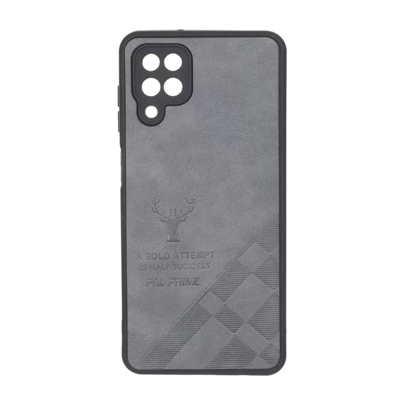 قاب طرح چرم گوزنی Pal Prime مدل Samsung Galaxy A12 / M12 / F12 - خاکستری - تصویر 2