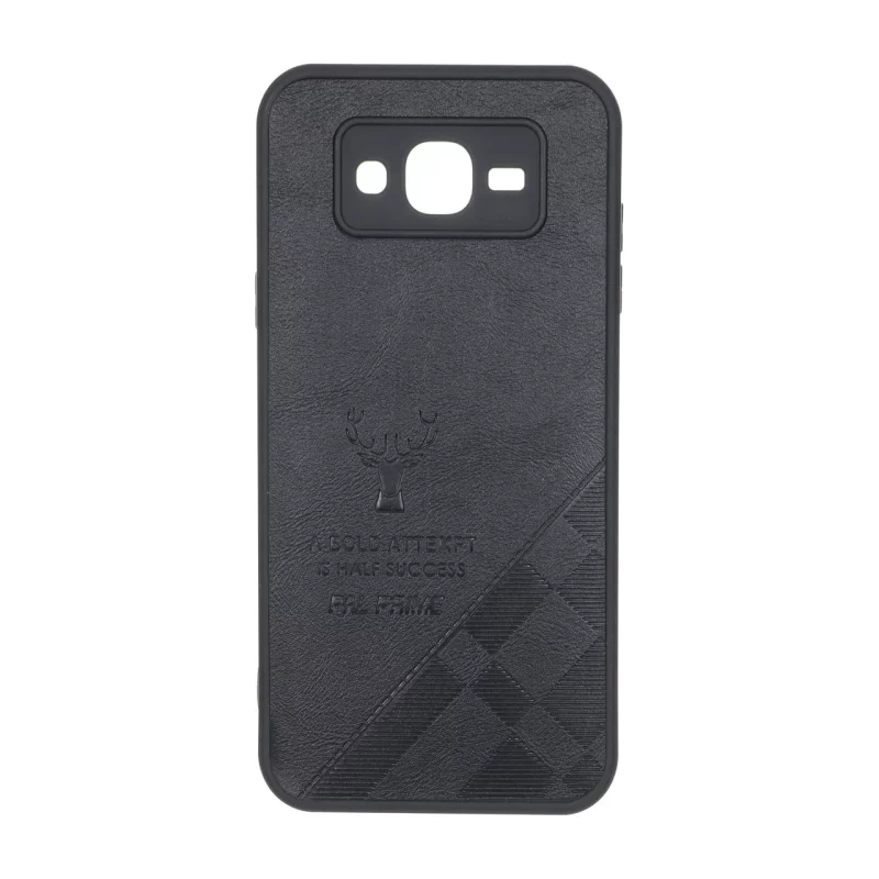 قاب طرح چرم گوزنی Pal Prime مدل Samsung Galaxy J7 (2015) / J700 - مشکی - تصویر 2