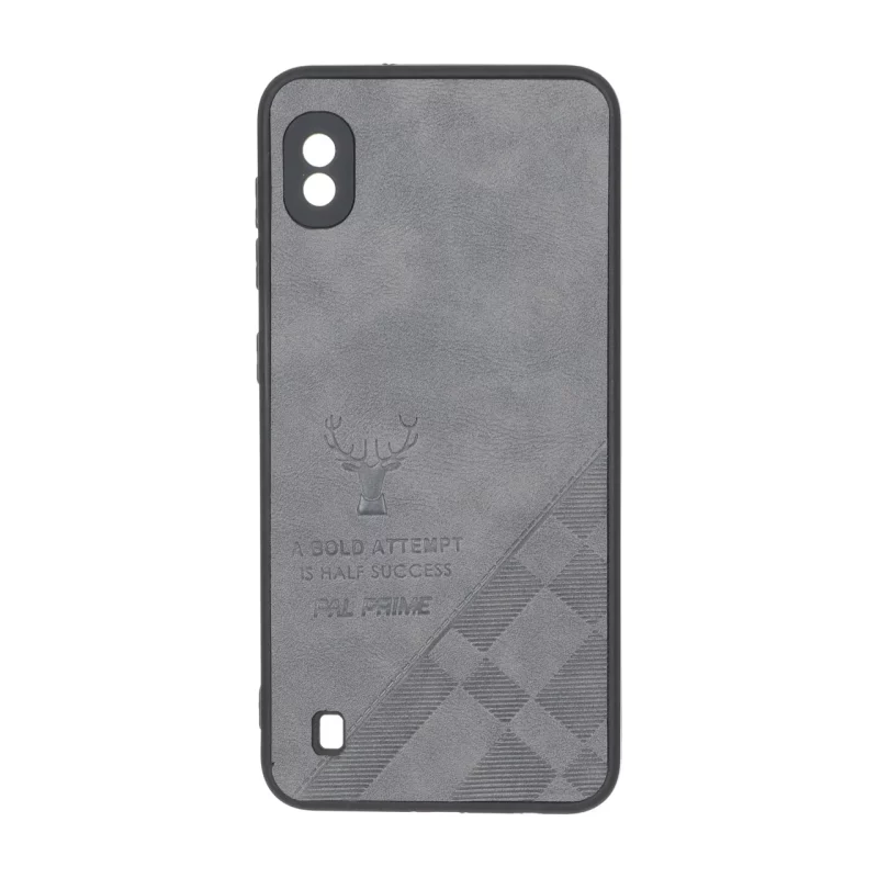 قاب طرح چرم گوزنی Pal Prime مدل Samsung Galaxy A10 / M10 - خاکستری - تصویر 2