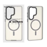 قاب اورجینال Magic Mask مات Magsafe بلک لنز Samsung Galaxy S26 Ultra - خاکستری (پک دار)