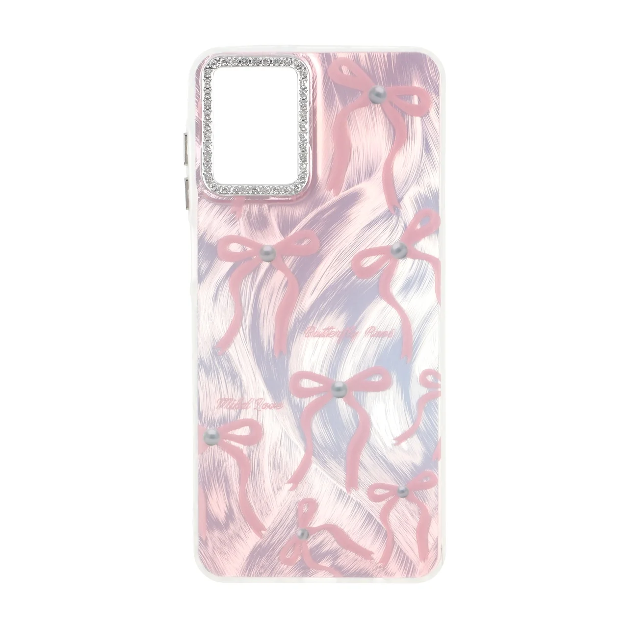 19178-1735154-1 قاب اطلسی طرح دار دور ژله ای لنز نگین دار Samsung Galaxy A07 - کد 1 - MPS - تصویر 1