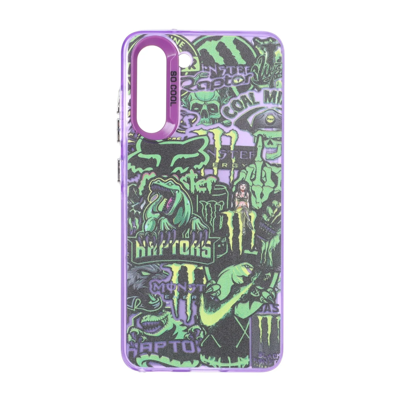 19178-1735844-1 قاب SO COOL طرح گرافیتی Samsung Galaxy S21 FE - کد 68 - تصویر 1