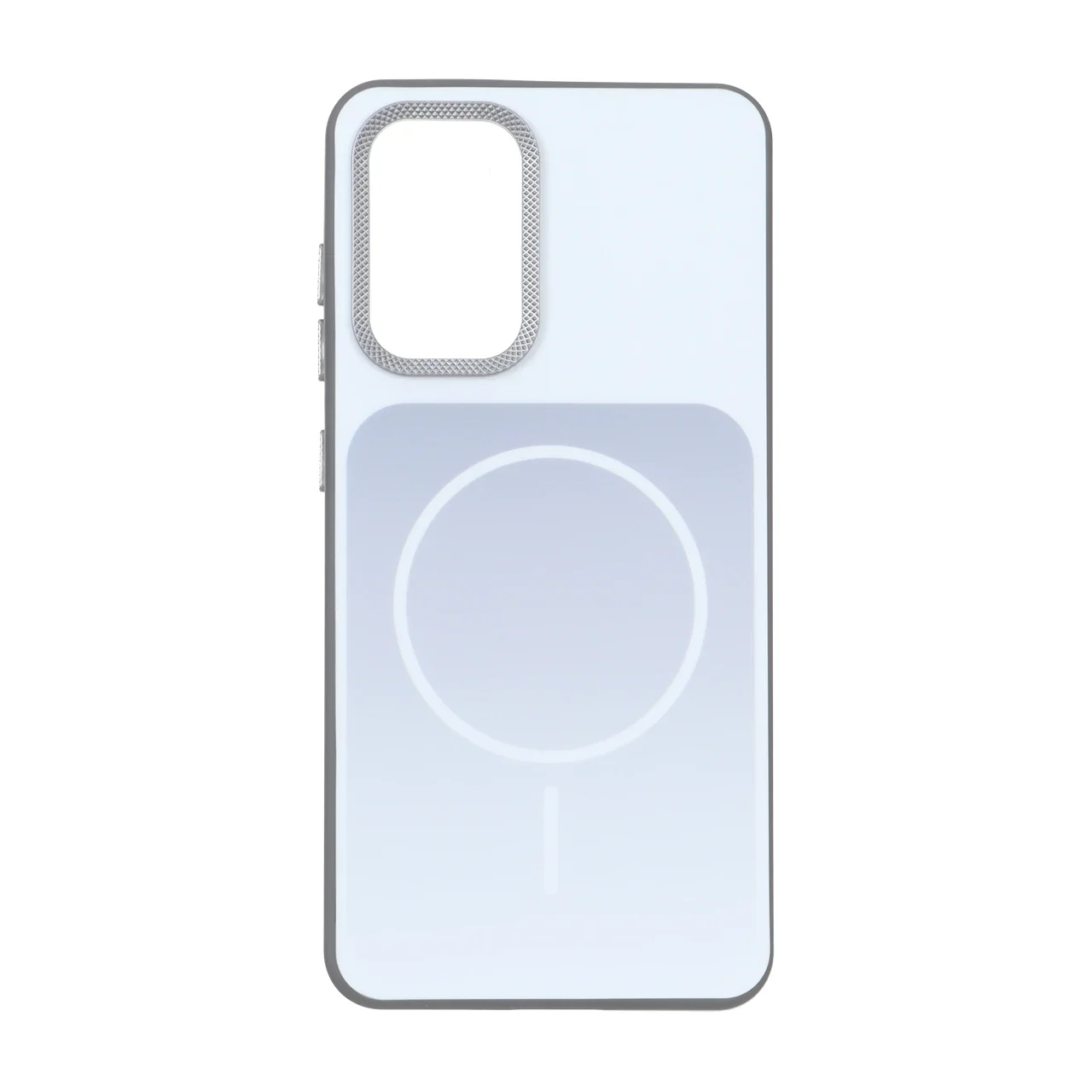 19178-1736042-1 قاب مستطیلی طرح مگ سیف لنز کربن Samsung Galaxy S21 FE - سفید - تصویر 1