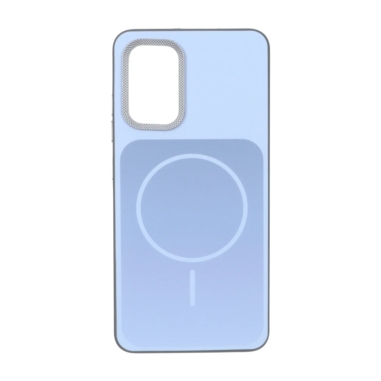 19178-1736110-1 قاب مستطیلی طرح مگ سیف لنز کربن Samsung Galaxy A32 4G - آبی - تصویر 1