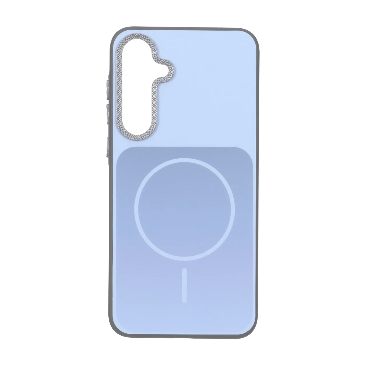 19178-1736190-1 قاب مستطیلی طرح مگ سیف لنز کربن Samsung Galaxy A35 / A55 - آبی - تصویر 1