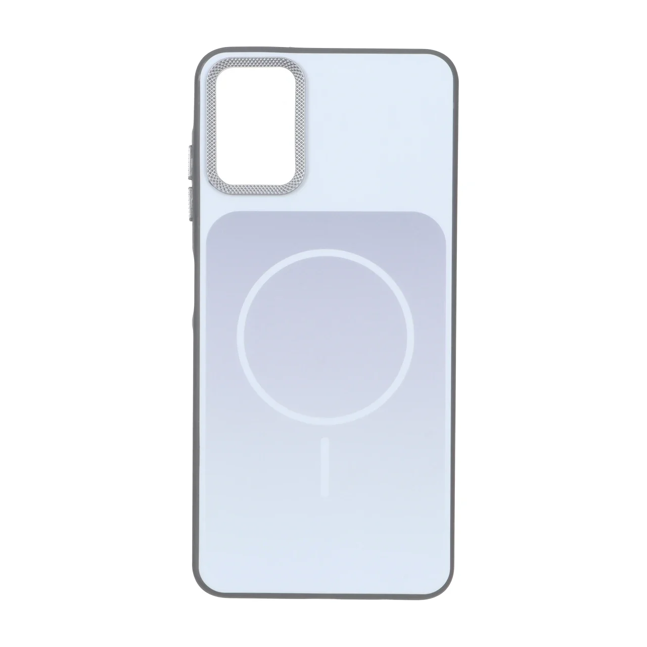 19178-1736248-1 قاب مستطیلی طرح مگ سیف لنز کربن Samsung Galaxy A06 - سفید - تصویر 1