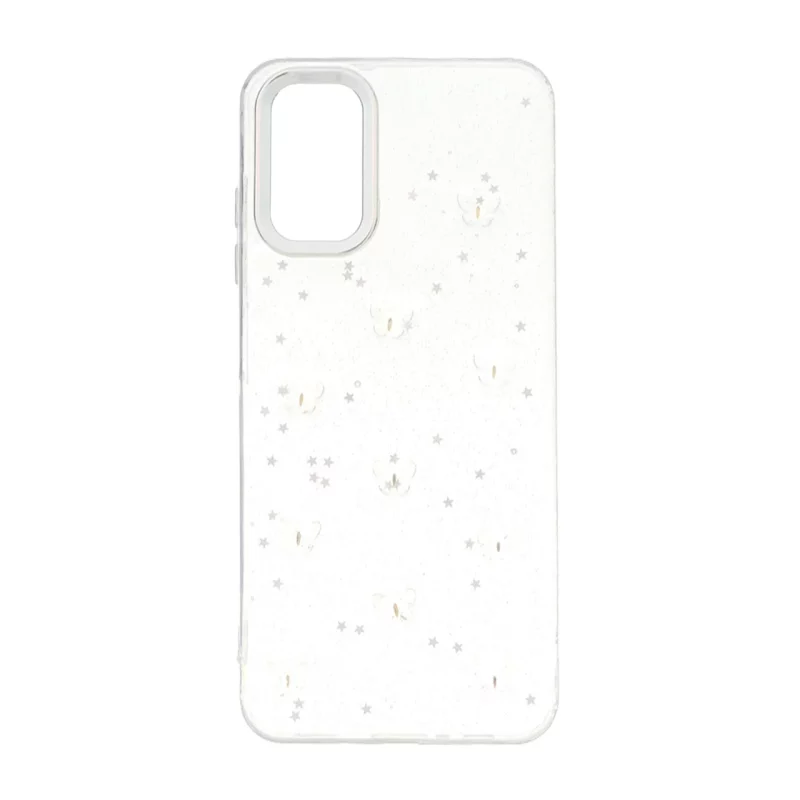 قاب رزینی اکلیلی طرح برجسته لنز سیلور Samsung Galaxy A03s / A02s - کد 33 - تصویر 2