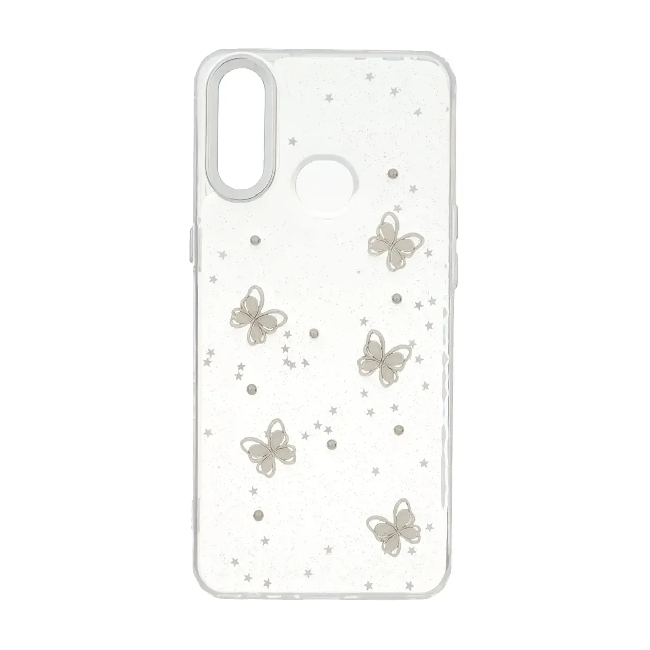 19178-1736700-1 قاب رزینی اکلیلی طرح برجسته لنز سیلور Samsung Galaxy A10s - کد 51 - تصویر 1