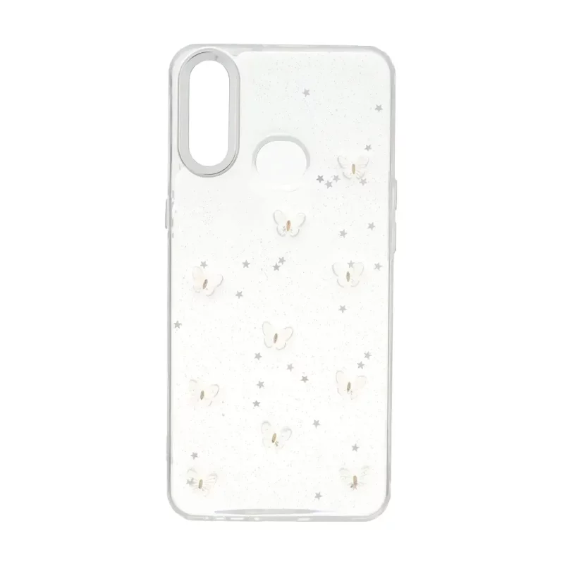 قاب رزینی اکلیلی طرح برجسته لنز سیلور Samsung Galaxy A10s - کد 56 - تصویر 2