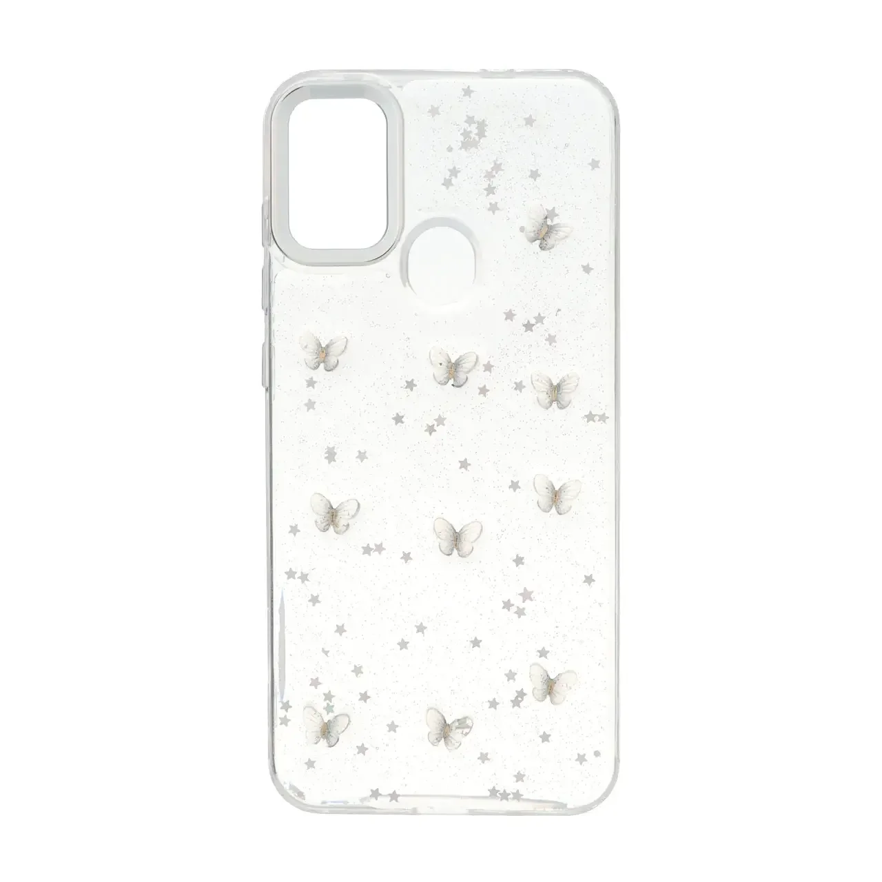 19178-1736738-1 قاب رزینی اکلیلی طرح برجسته لنز سیلور Samsung Galaxy A11 / M11 - کد 70 - تصویر 1