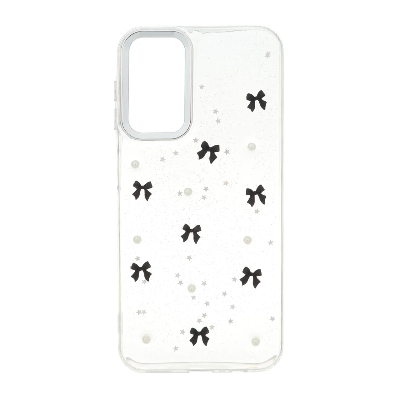 19178-1736916-1 قاب رزینی اکلیلی طرح برجسته لنز سیلور Samsung Galaxy A14 - کد 159 - تصویر 1