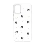 قاب رزینی اکلیلی طرح برجسته لنز سیلور Samsung Galaxy A51 / M40s - کد 161
