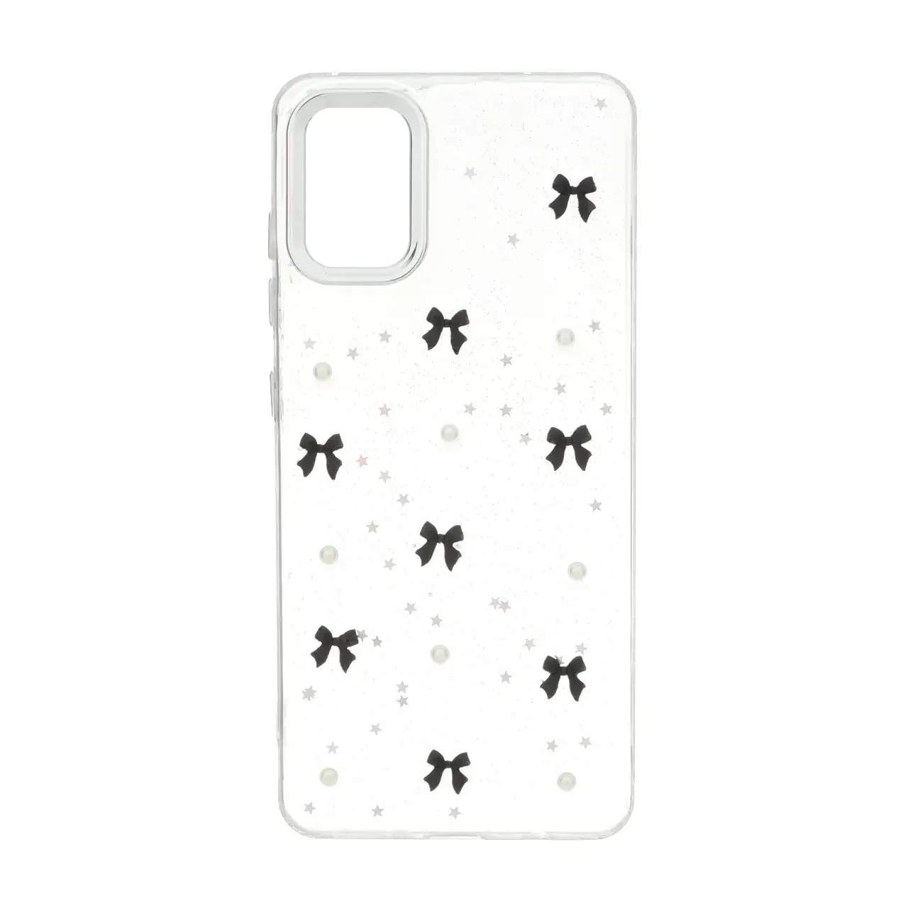 19178-1736920-1 قاب رزینی اکلیلی طرح برجسته لنز سیلور Samsung Galaxy A51 / M40s - کد 161 - تصویر 1