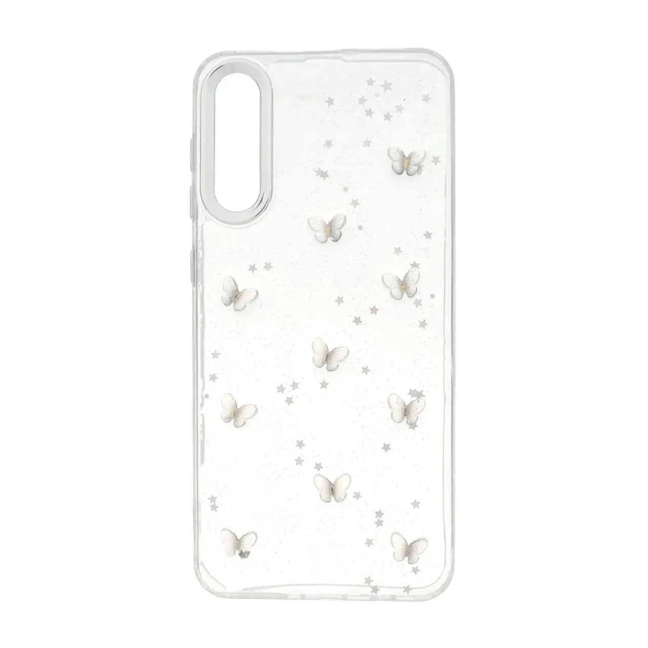 19178-1736950-1 قاب رزینی اکلیلی طرح برجسته لنز سیلور Samsung Galaxy A50 / A50s / A30s - کد 176 - تصویر 1