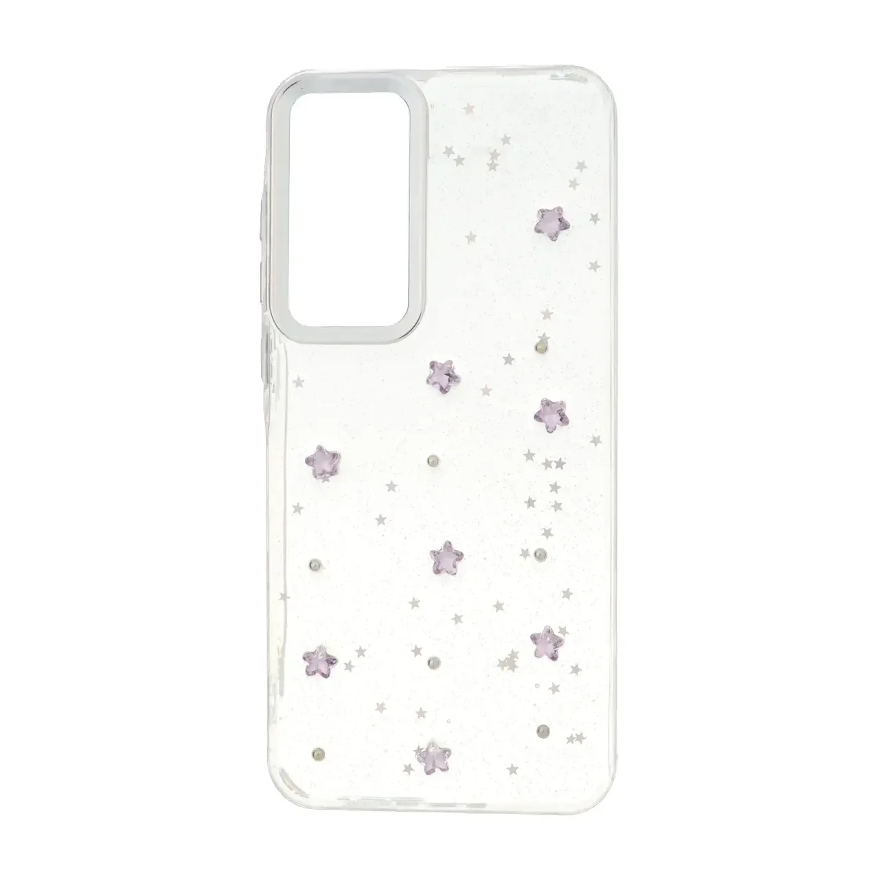 19178-1737006-1 قاب رزینی اکلیلی طرح برجسته لنز سیلور Samsung Galaxy A35 / A55 - کد 204 - تصویر 1