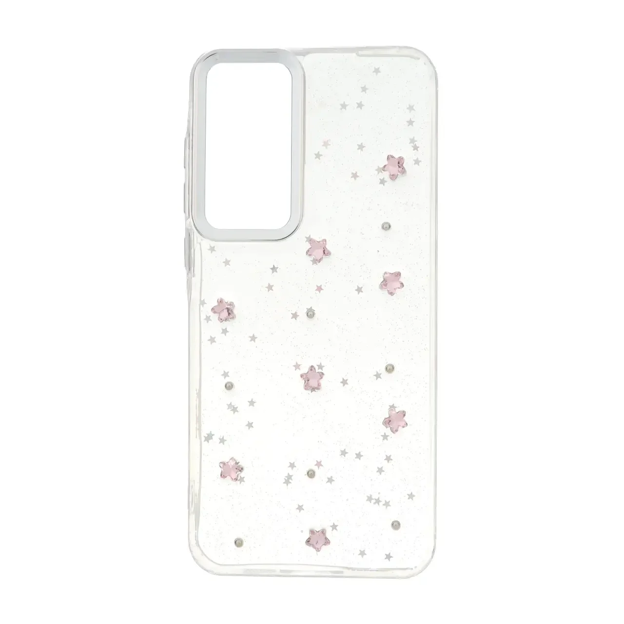 19178-1737014-1 قاب رزینی اکلیلی طرح برجسته لنز سیلور Samsung Galaxy A35 / A55 - کد 208 - تصویر 1