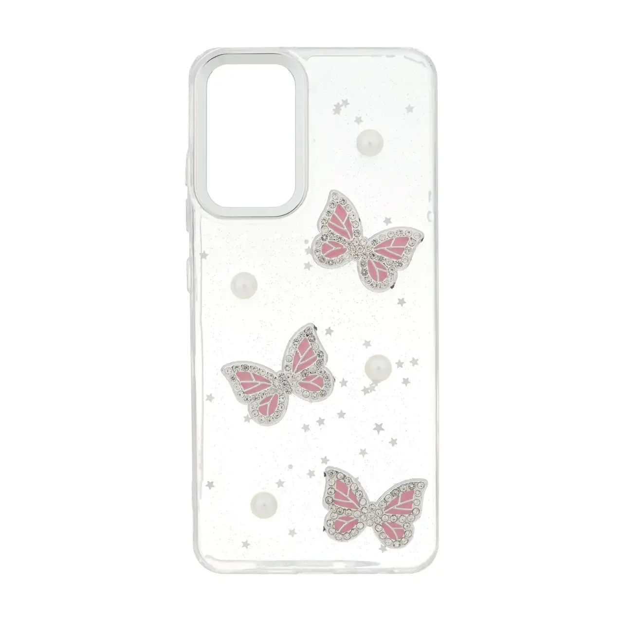 19178-1737056-1 قاب رزینی اکلیلی طرح برجسته لنز سیلور Samsung Galaxy A32 4G - کد 229 - تصویر 1