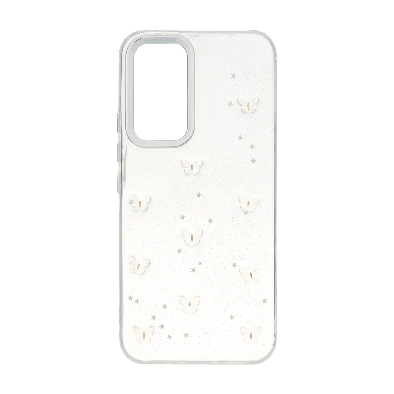 19178-1737070-1 قاب رزینی اکلیلی طرح برجسته لنز سیلور Samsung Galaxy A54 - کد 236 - تصویر 1