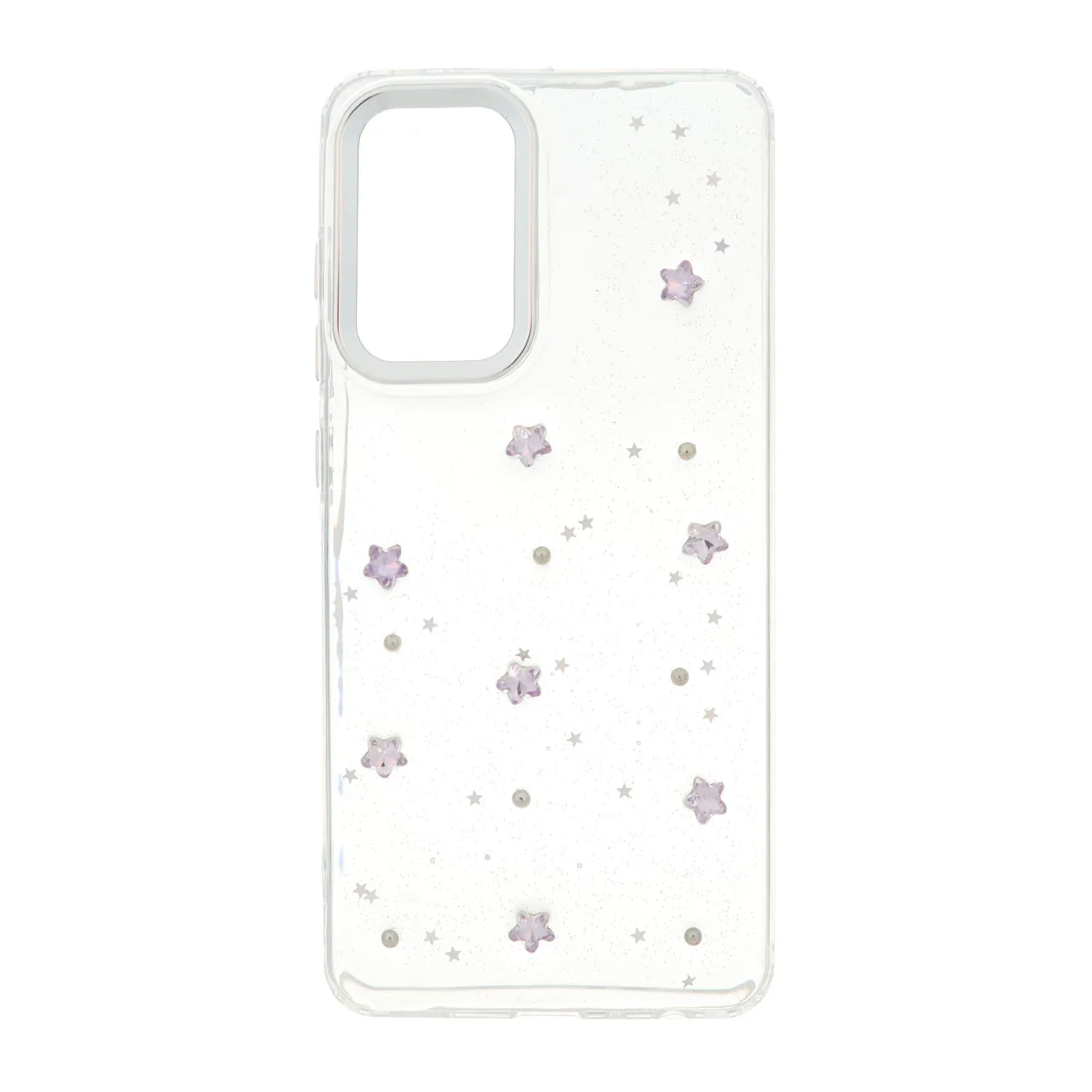 19178-1737130-1 قاب رزینی اکلیلی طرح برجسته لنز سیلور Samsung Galaxy A52 / A52s - کد 266 - تصویر 1