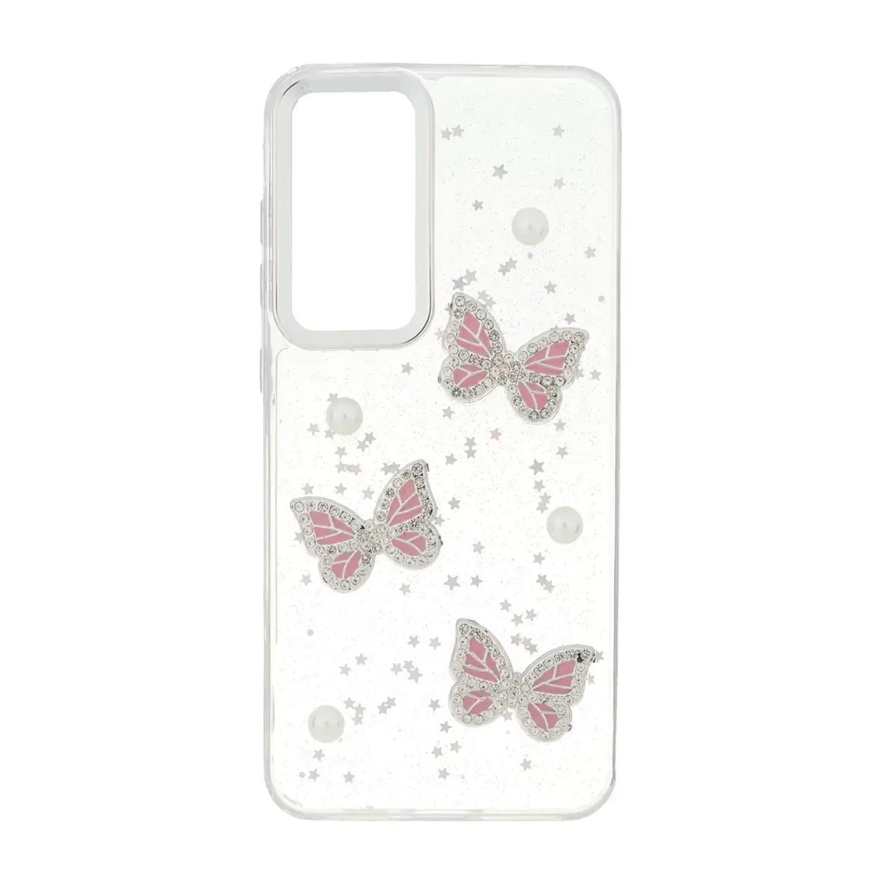 19178-1737176-1 قاب رزینی اکلیلی طرح برجسته لنز سیلور Samsung Galaxy S24 FE - کد 289 - تصویر 1