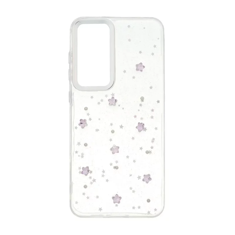قاب رزینی اکلیلی طرح برجسته لنز سیلور Samsung Galaxy S24 FE - کد 290 - تصویر 2