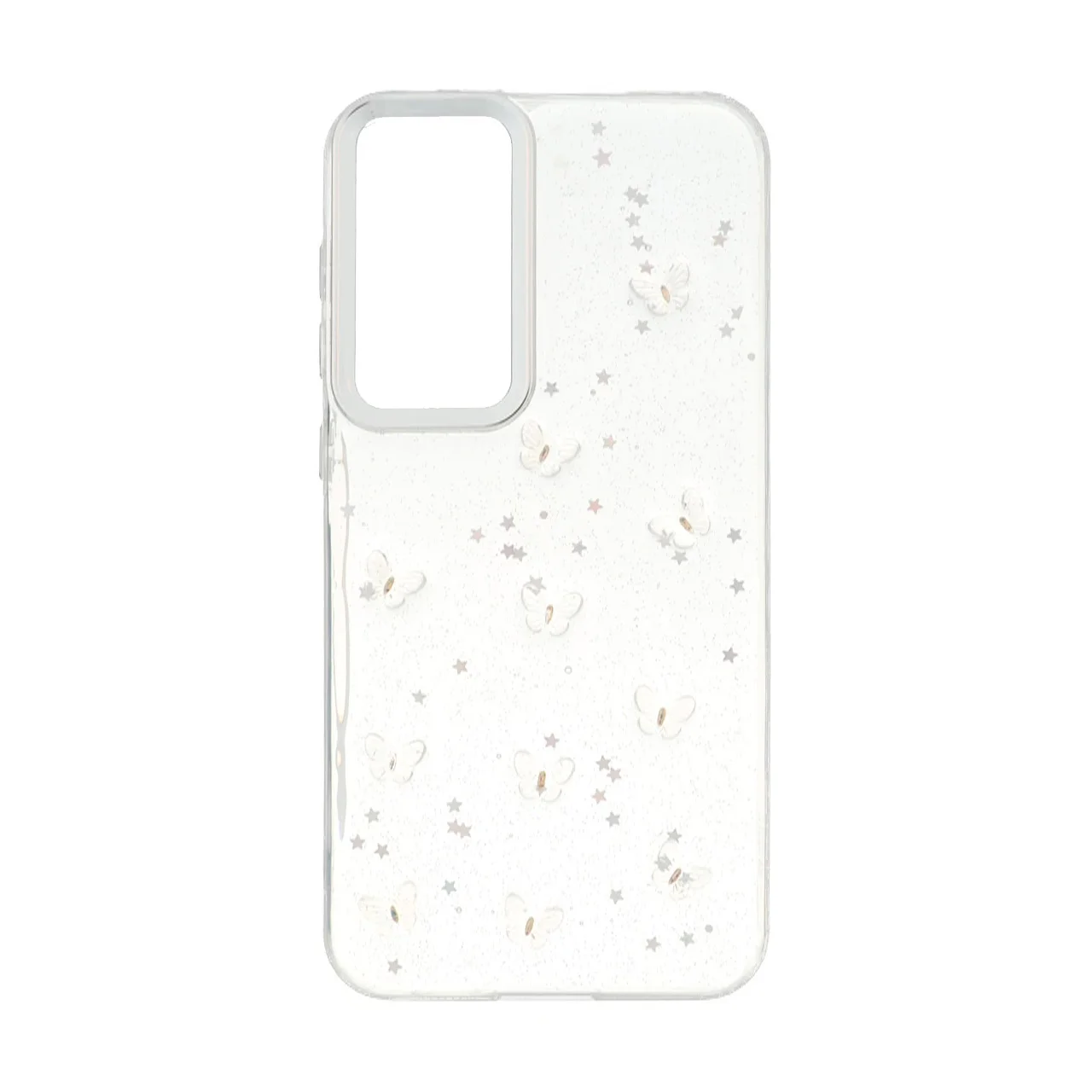 19178-1737194-1 قاب رزینی اکلیلی طرح برجسته لنز سیلور Samsung Galaxy S23 FE - کد 298 - تصویر 1