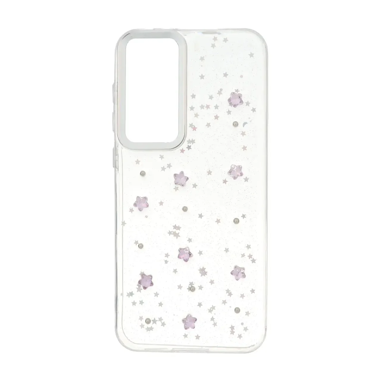 19178-1737196-1 قاب رزینی اکلیلی طرح برجسته لنز سیلور Samsung Galaxy S23 FE - کد 299 - تصویر 1
