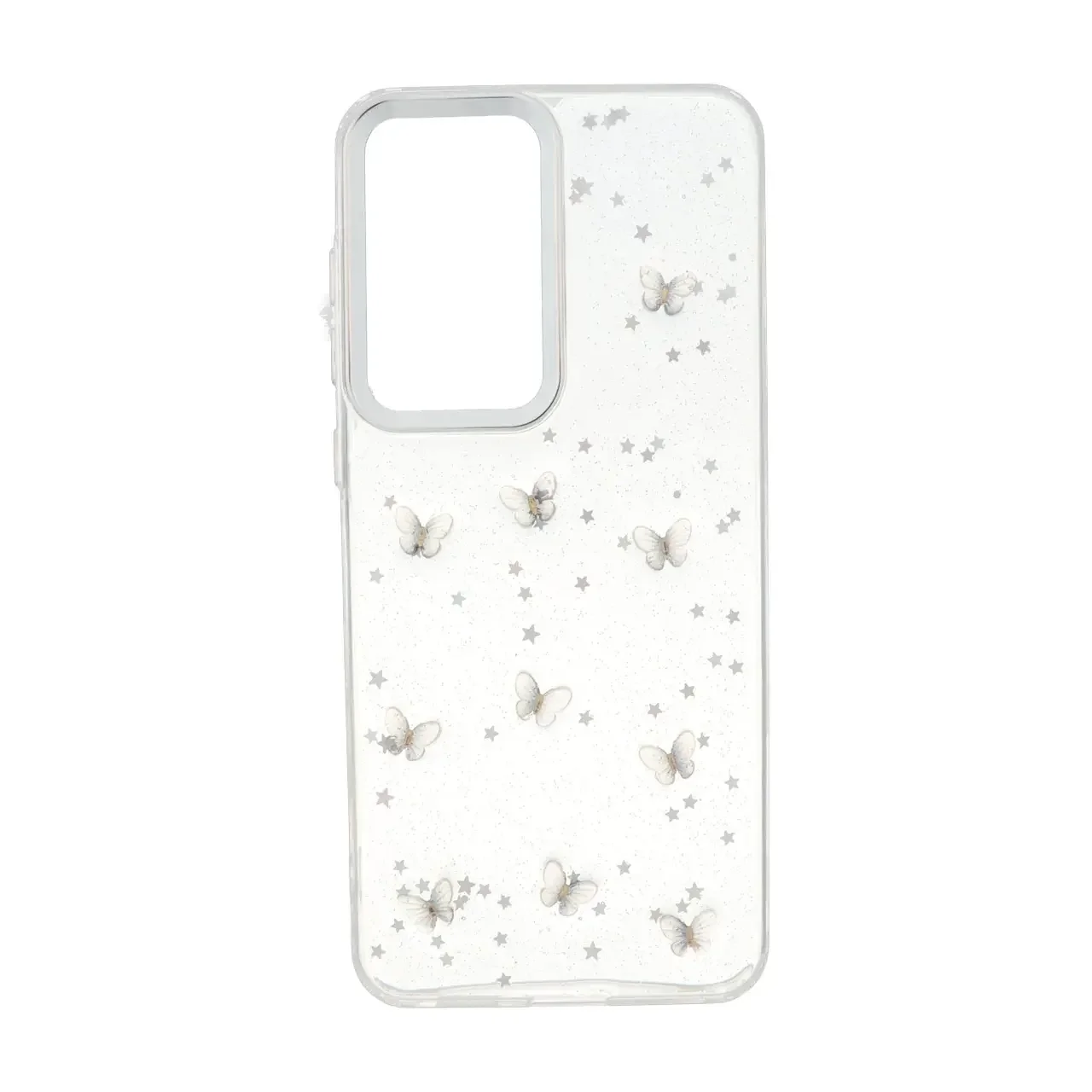 19178-1737206-1 قاب رزینی اکلیلی طرح برجسته لنز سیلور Samsung Galaxy S25 FE - کد 304 - تصویر 1