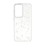 قاب رزینی اکلیلی طرح برجسته لنز سیلور Samsung Galaxy S25 FE - کد 307