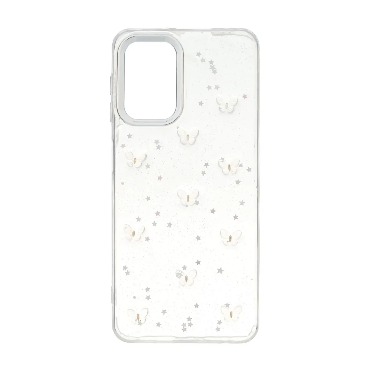 19178-1737316-1 قاب رزینی اکلیلی طرح برجسته لنز سیلور Samsung Galaxy A22 4G / M22 / M32 4G / F22 - کد 359 - تصویر 1