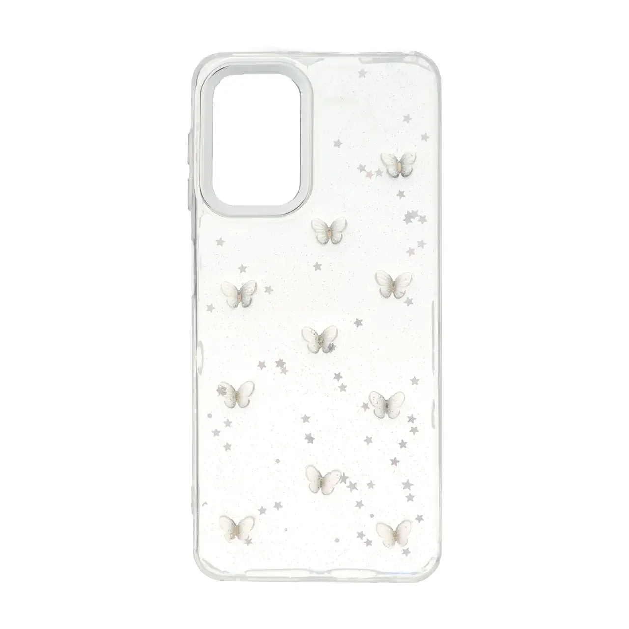 19178-1737324-1 قاب رزینی اکلیلی طرح برجسته لنز سیلور Samsung Galaxy A22 4G / M22 / M32 4G / F22 - کد 363 - تصویر 1