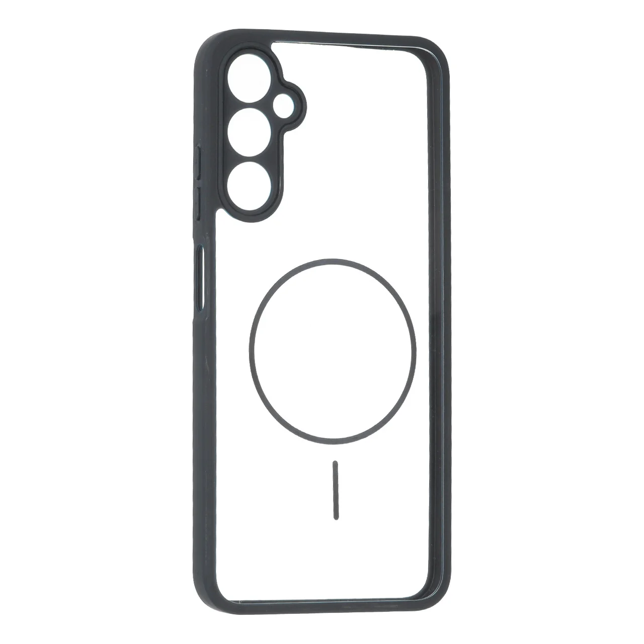 19178-1737722-1 قاب پشت سخت شفاف محافظ لنزدار طرح مگ سیف دور رنگی Samsung Galaxy A05s - مشکی - تصویر 1